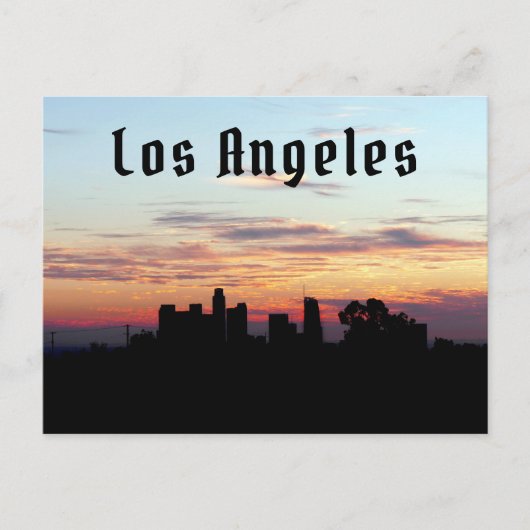 Los Angeles - anpassbar Postkarte (Vorderseite)
