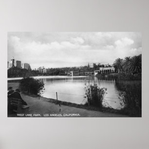 Los Angeles, Ansicht CAs Westsee Park City Poster