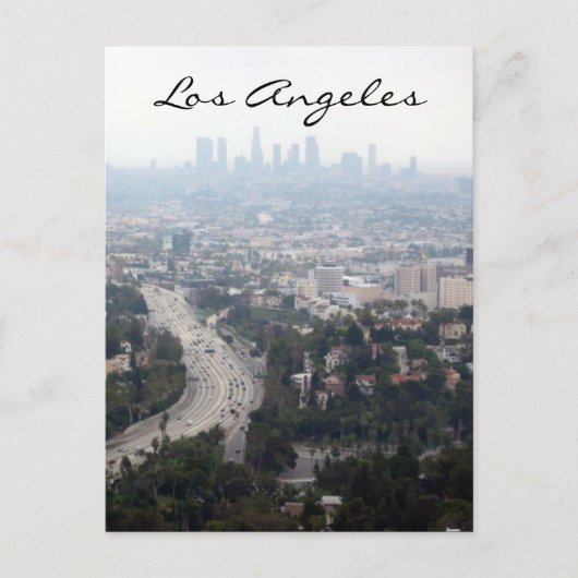 Los Angeles Ansicht Postkarte (Vorderseite)