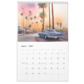 Los Angeles Aquarellkunst Kalender (Mär 2027)