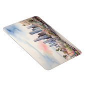 Los Angeles Aquarellkunst Magnet (Rechte Seite)