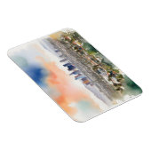 Los Angeles Aquarellkunst Magnet (Rechte Seite)