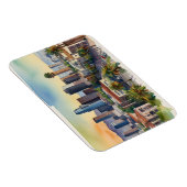 Los Angeles Aquarellkunst Magnet (Rechte Seite)