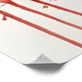 Los Angeles Aquarellkunst Poster (Ecke)