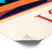 Los Angeles, Art Deco Illustration, Poster (Ecke)