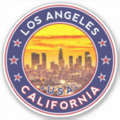 Los Angeles Aufkleber (Vorderseite)