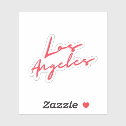 Los Angeles Aufkleber (Blatt)