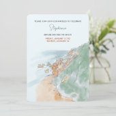 Los Angeles Bachelorette Einladung (Stehend Vorderseite)