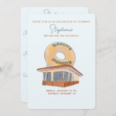 Los Angeles Bachelorette Einladung (Vorne/Hinten)