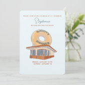 Los Angeles Bachelorette Einladung (Stehend Vorderseite)