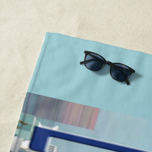 Los Angeles-Badetuch Strandtuch (Beispiel)