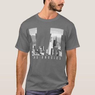 Los Angeles Baseball Skyline California Spieler Co T-Shirt