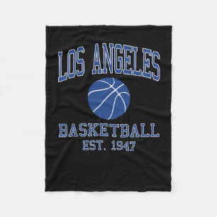 Los Angeles Basketball Fleecedecke