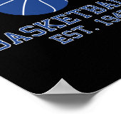 Los Angeles Basketball Poster (Ecke)