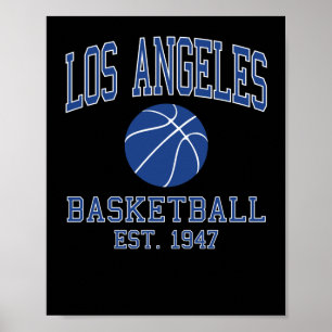Los Angeles Basketball Poster