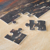 Los Angeles bei Sonnenuntergang Abstract Puzzle (Seite)
