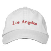 Los Angeles bestickte Baseball Cap Baseballkappe (Vorderseite)