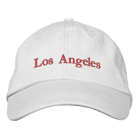 Los Angeles bestickte Baseball Cap Baseballkappe (Vorderseite)