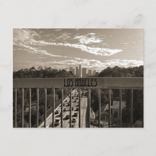 LOS ANGELES BLACK&WHITE POSTKARTE (Vorderseite)