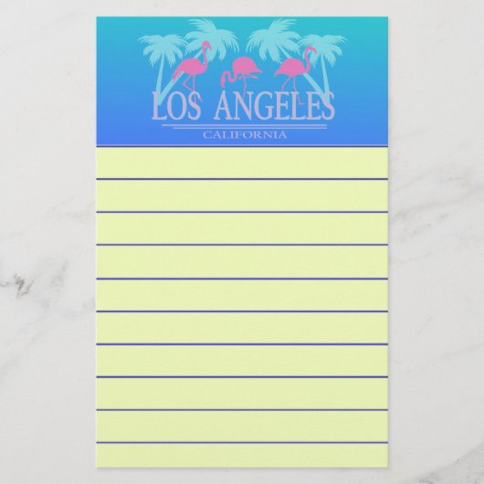 Los Angeles Briefpapier (Vorderseite)