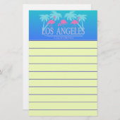 Los Angeles Briefpapier (Vorne/Hinten)