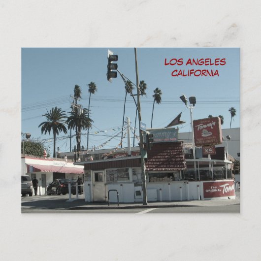 Los Angeles Burgers Postcard! Postkarte (Vorderseite)
