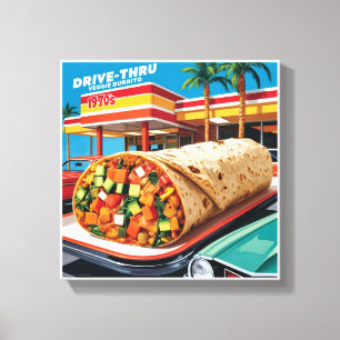 Los Angeles Burrito 1970er Leinwanddruck