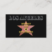 Los Angeles Business Card Visitenkarte (Rückseite)