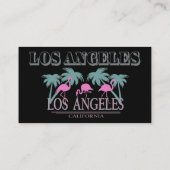 Los Angeles Business Card Visitenkarte (Rückseite)