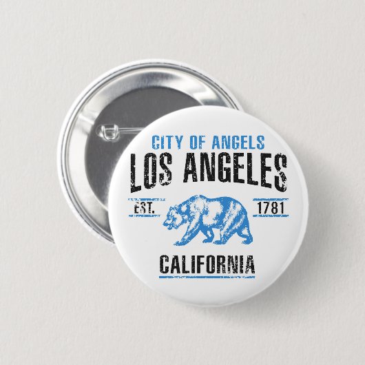 Los Angeles Button (Vorne & Hinten)