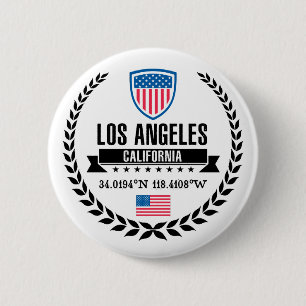 Los Angeles Button