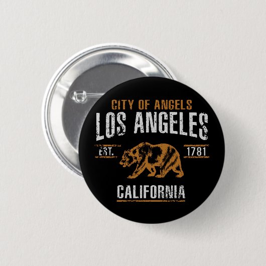 Los Angeles Button (Vorne & Hinten)