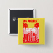 Los Angeles Button (Vorne & Hinten)