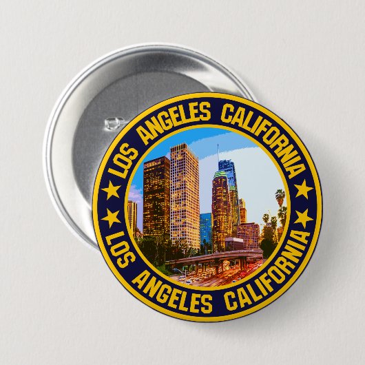 Los Angeles Button (Vorne & Hinten)