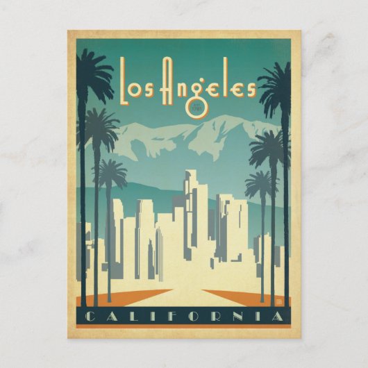 Los Angeles, CA 2 Postkarte (Vorderseite)