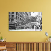 Los Angeles, CA Andels Flight Street Cars Leinwanddruck (Insitu (Wohnzimmer))