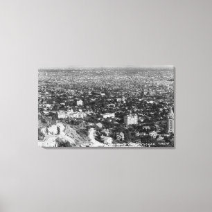 Los Angeles, CA-Ansicht von Hollywood Hills Leinwanddruck