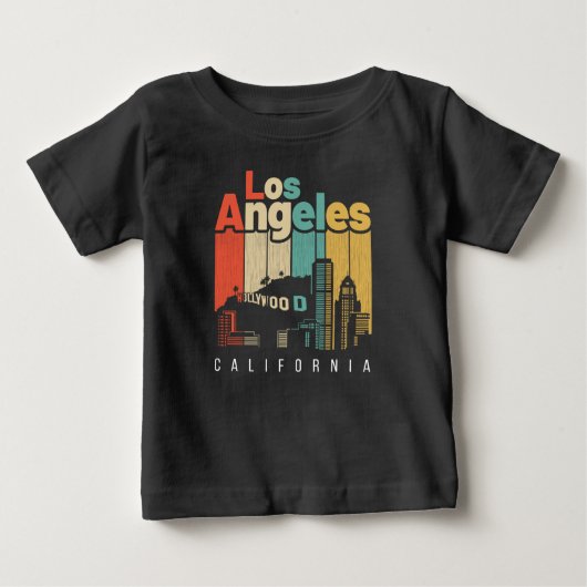 Los Angeles CA Baby T-shirt (Vorderseite)