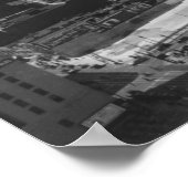 Los Angeles, CA Downtown View vom Rathaus Poster (Ecke)