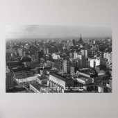 Los Angeles, CA Downtown View vom Rathaus Poster (Vorne)