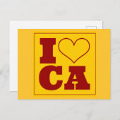 Los Angeles (CA) Einladung Postkarte (Vorne/Hinten)