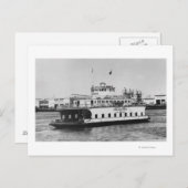 Los Angeles, CA Ferry Islander in der Nähe von Haf Postkarte (Vorne/Hinten)
