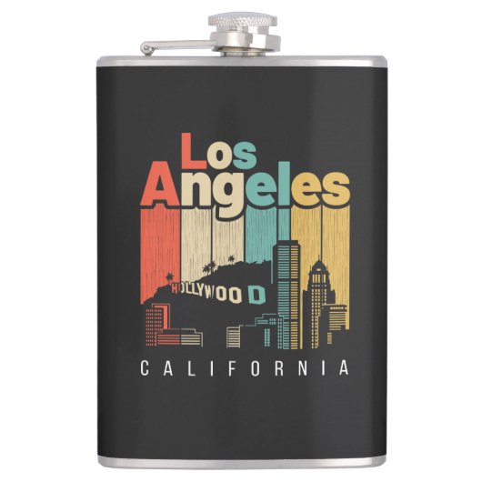 Los Angeles CA Flachmann (Vorderseite)