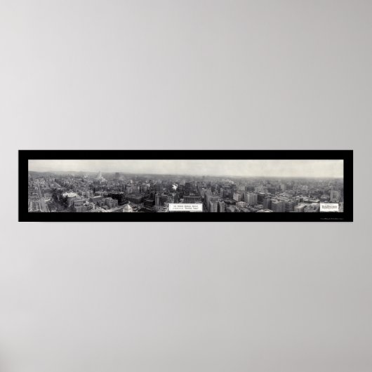 Los Angeles, CA Foto 1930 Poster (Vorne)