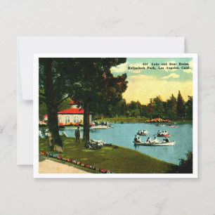 Los Angeles CA Hollenbeck Park 1910er Jahre Postkarte