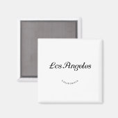 Los Angeles CA Magnet (Vorderseite/Rückseite)