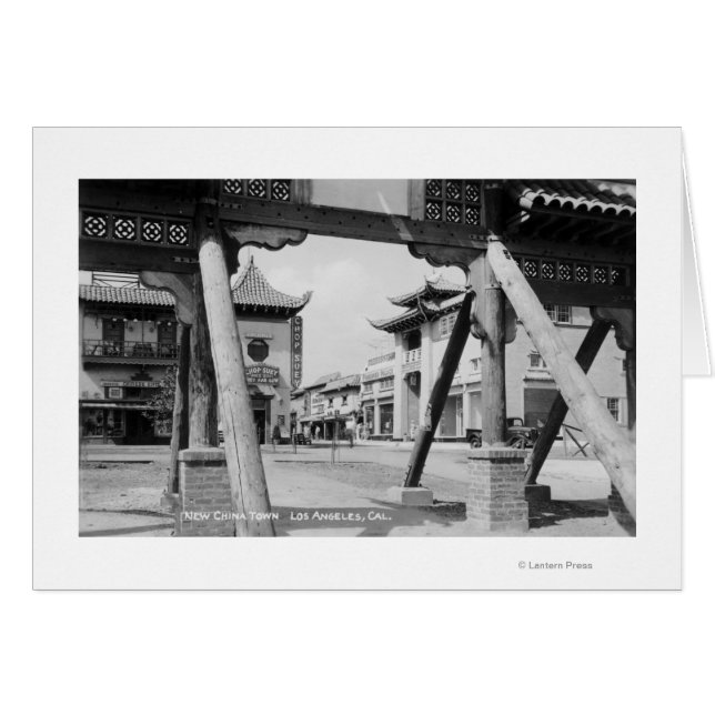 Los Angeles, CA New Chinatown Street Scene (Vorderseite (Horizontal))