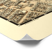 Los Angeles, CA Panorama Karte - 1909 Poster (Ecke)