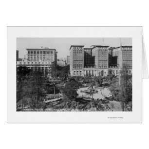 Los Angeles, CA Perishing Square und Biltmore