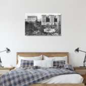 Los Angeles, CA Perishing Square und Biltmore Leinwanddruck (Insitu (Schlafzimmer))